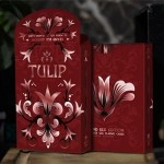 Mazzo di carte Grand Tulip Red Gilded Playing Cards