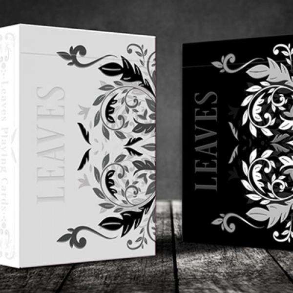 Mazzo di carte Leaves Black Playing Cards