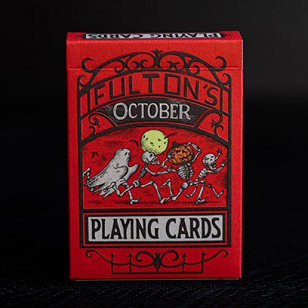 Mazzo di carte FULTON'S October Red Edition Playing Cards