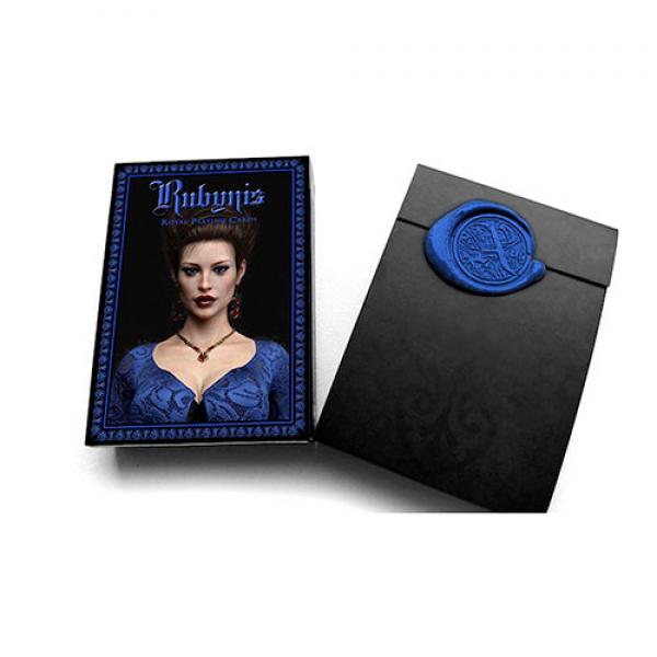 Mazzo di carte Rubynis Royal Playing Cards Blue Wa...