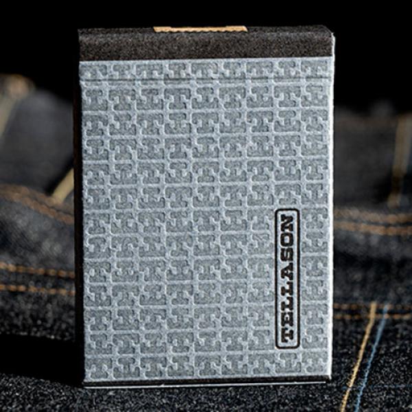 Mazzo di carte Tellason Jeans Playing Cards in Denim Box Playing Cards