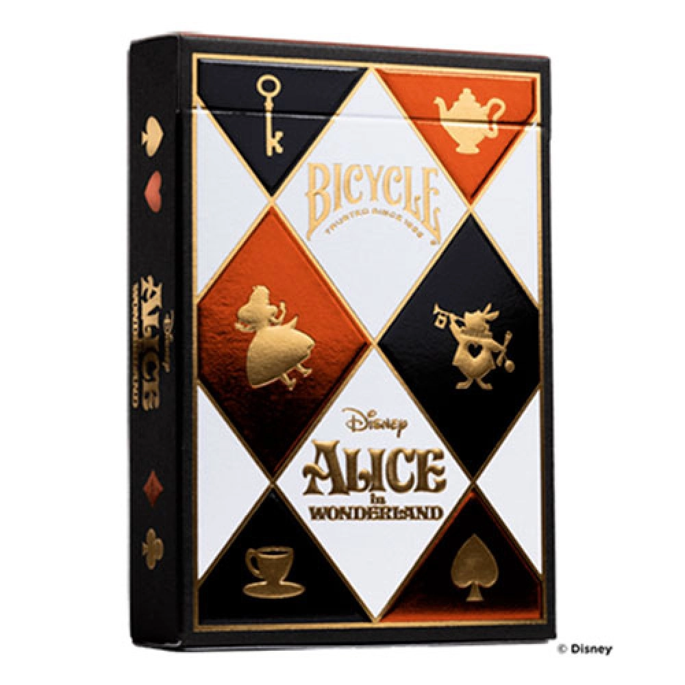 Mazzo di carte Bicycle Disney Alice in Wonderland Playing Cards by US Playing Card Co