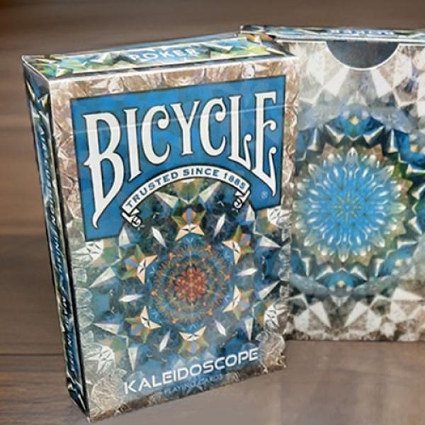 Mazzo di carte Bicycle Kaleidoscope Blue Playing C...