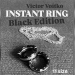 Instant Ring (silver/black, 21 mm) by Viktor Voitko