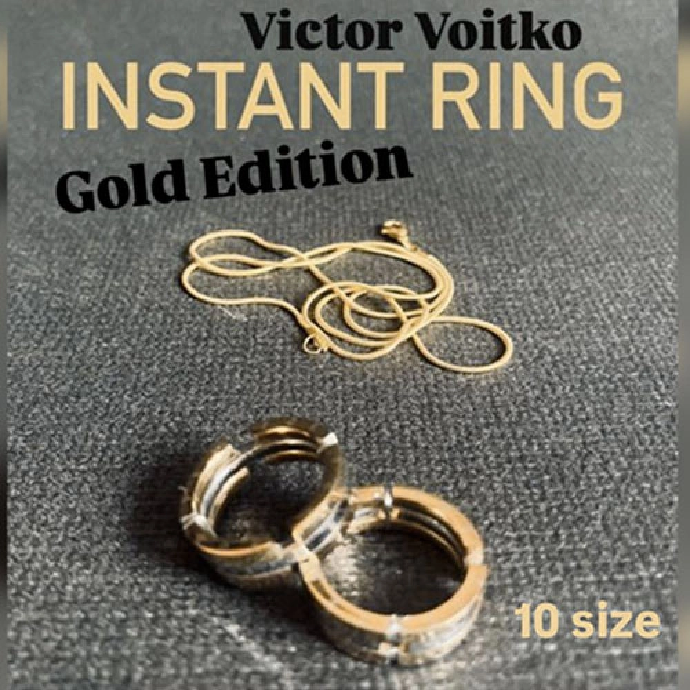 Instant Ring (silver/gold, 20mm) by Viktor Voitko