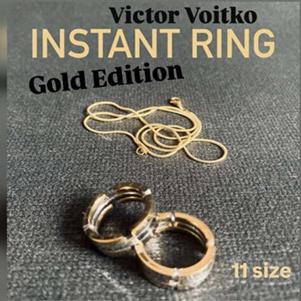 Instant Ring (silver/gold, 21mm ) by Viktor Voitko