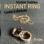 Instant Ring (silver/gold, 21mm ) by Viktor Voitko