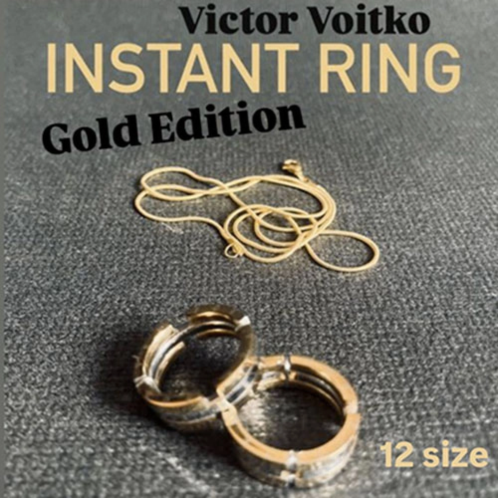 Instant Ring (silver/gold, 22mm) by Viktor Voitko