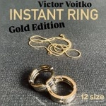 Instant Ring (silver/gold, 22mm) by Viktor Voitko