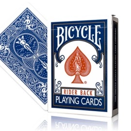 Marked Bicycle Rider Back (Blue) by Ondrej Psenicka