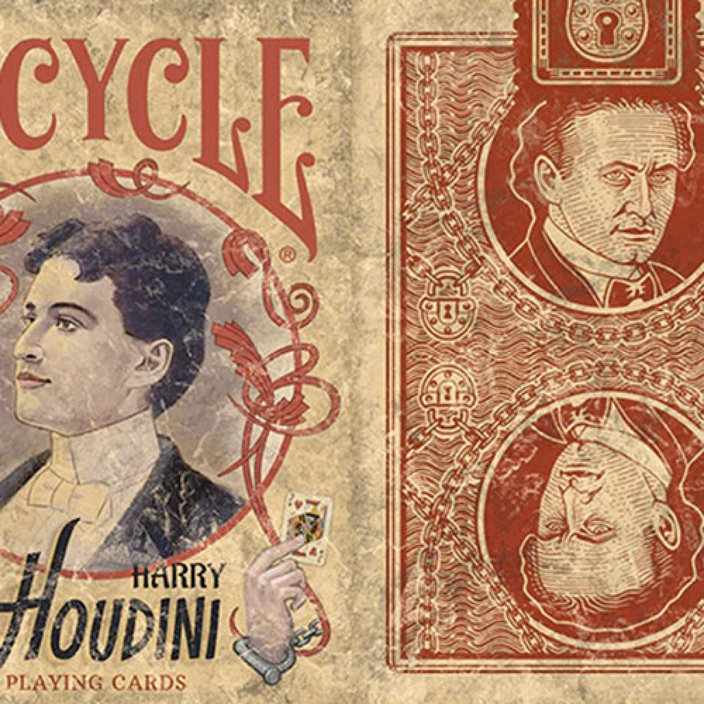 Mazzo di carte Bicycle Harry Houdini by Collectible Playing Cards