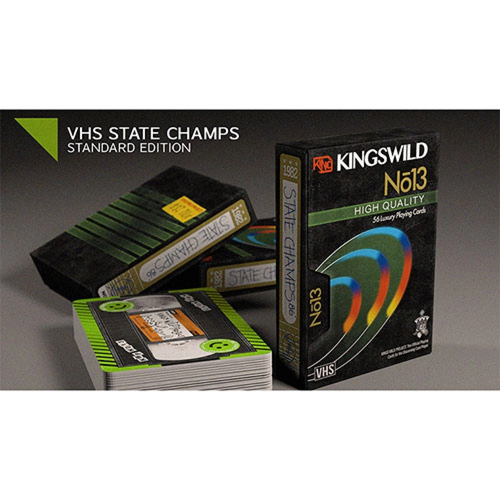 Mazzo di carte 1982 VHS-State Champs Playing Cards by Kings Wild Project