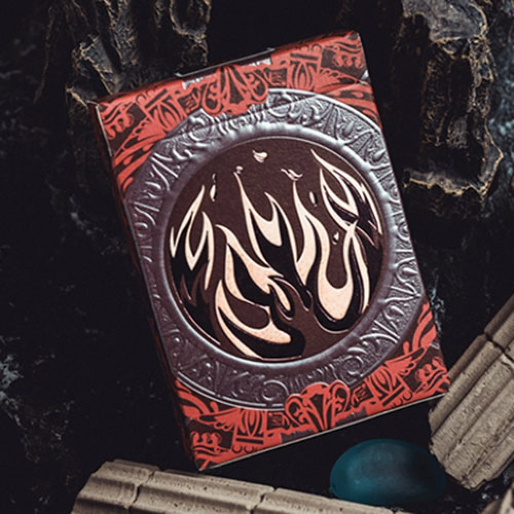 Mazzo di carte Gilded Atlantis: Fire Playing Cards