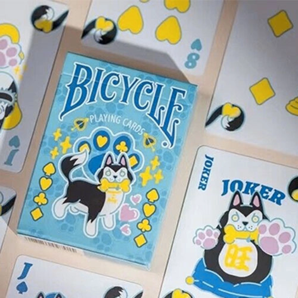 Mazzo di carte Bicycle Dog (Blue) Playing Cards by US Playing Card Co.