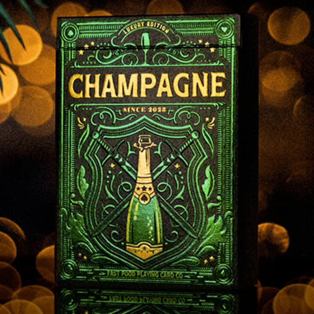 Mazzo di carte Champagne Playing Cards by Riffle Shuffle