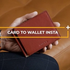 Modern Card to Wallet Insta (Red) by Quiver