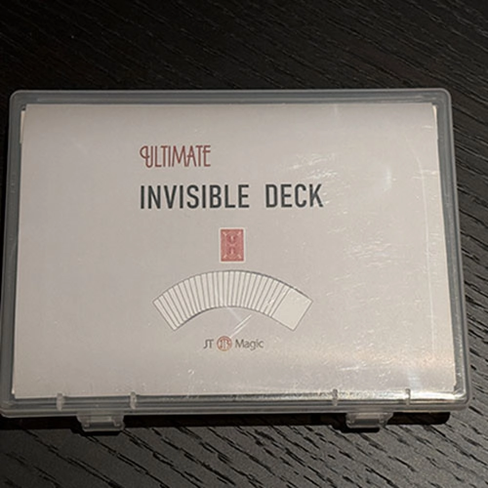 Ultimate Invisible Deck by Sway Liu and JT Magic (Blue)
