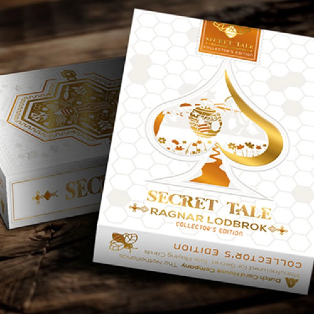 Mazzo di carte Secret Tale Ragnar White Bee Collector's  Playing Cards
