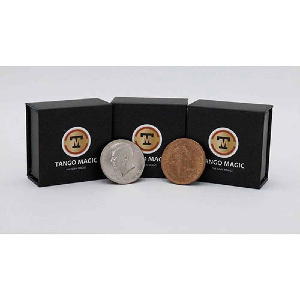 Super Scotch and Soda (US Half Dollar and English Penny) by Tango Magic