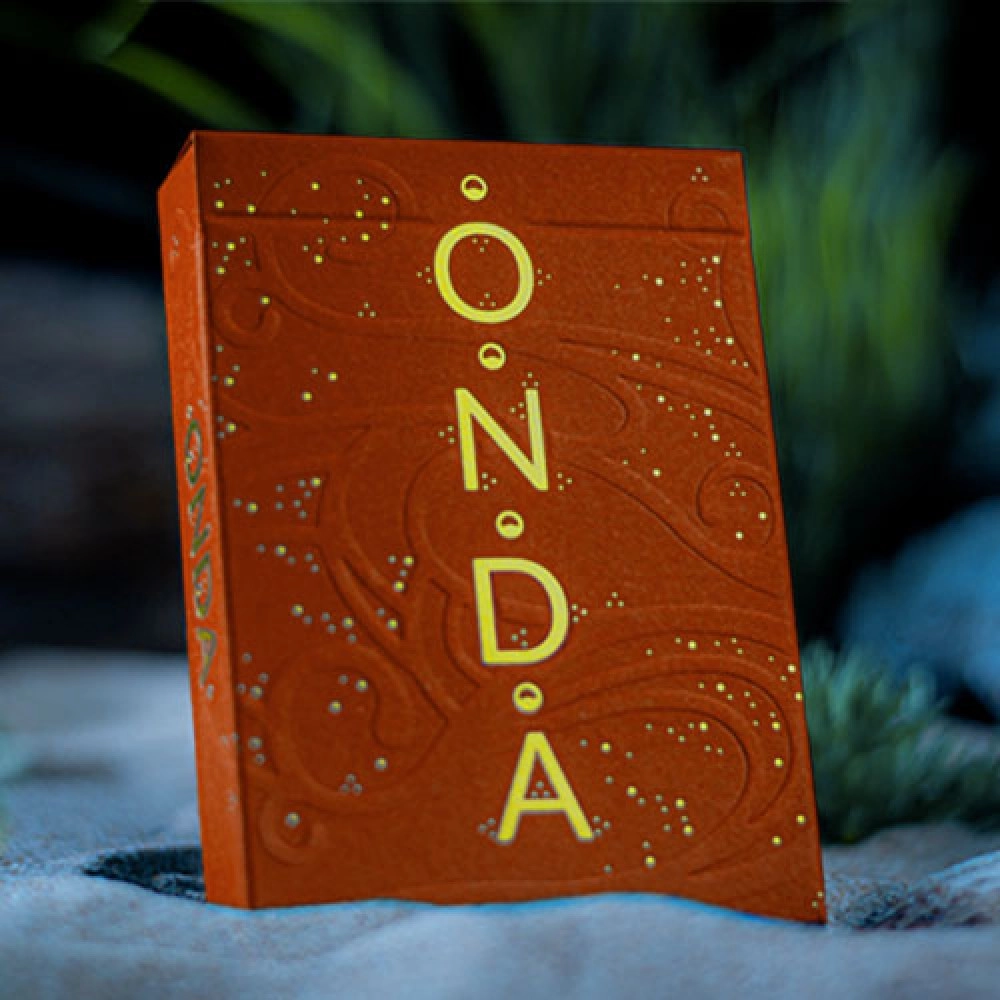Mazzo di carte ONDA V2 (Coral) by Jocu Playing Cards