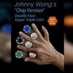 Super Version Double Face Super Triple Coin (Chip Version) by Johnny Wong