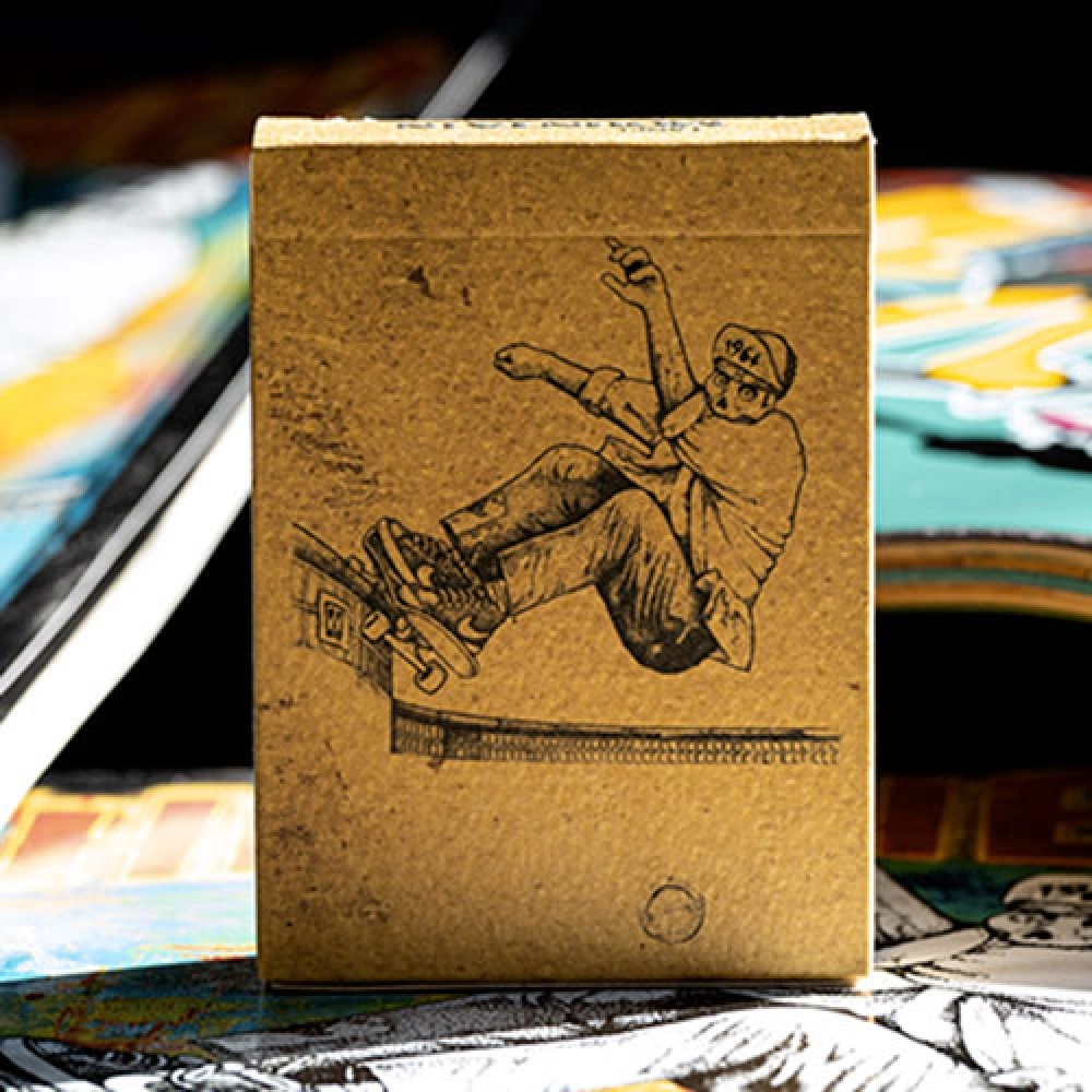 Mazzo di carte LANCE MOUNTAIN SKATING SKELETONS PLAYING CARDS