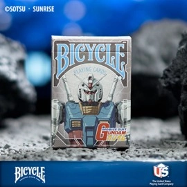 Mazzo di carte Bicycle Gundam rx78 Playing Cards