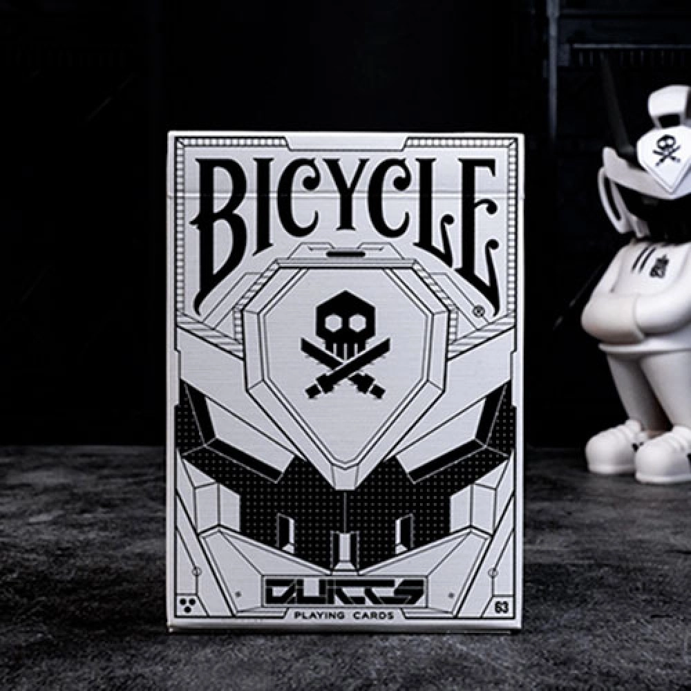 Mazzo di carte Bicycle Quiccs Ghost White Playing Cards