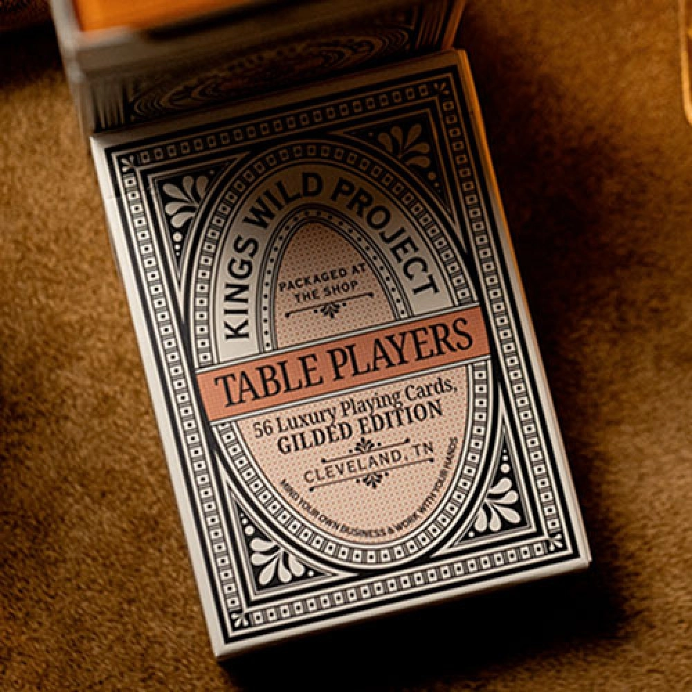 Mazzo di carte Gilded No.13 Table Players Vol.40 Playing Cards by Kings Wild Project