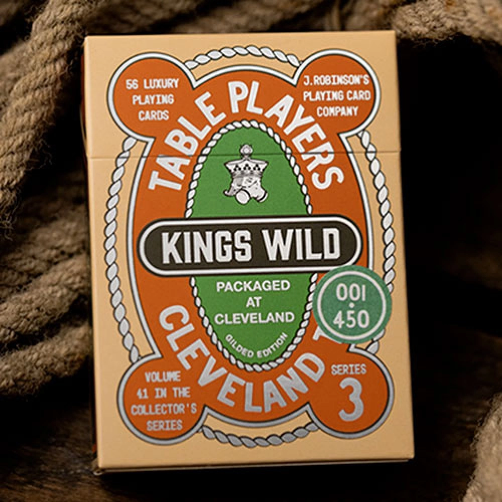 Mazzo di carte Gilded No.13 Table Players Vol.41 Playing Cards by Kings Wild Project