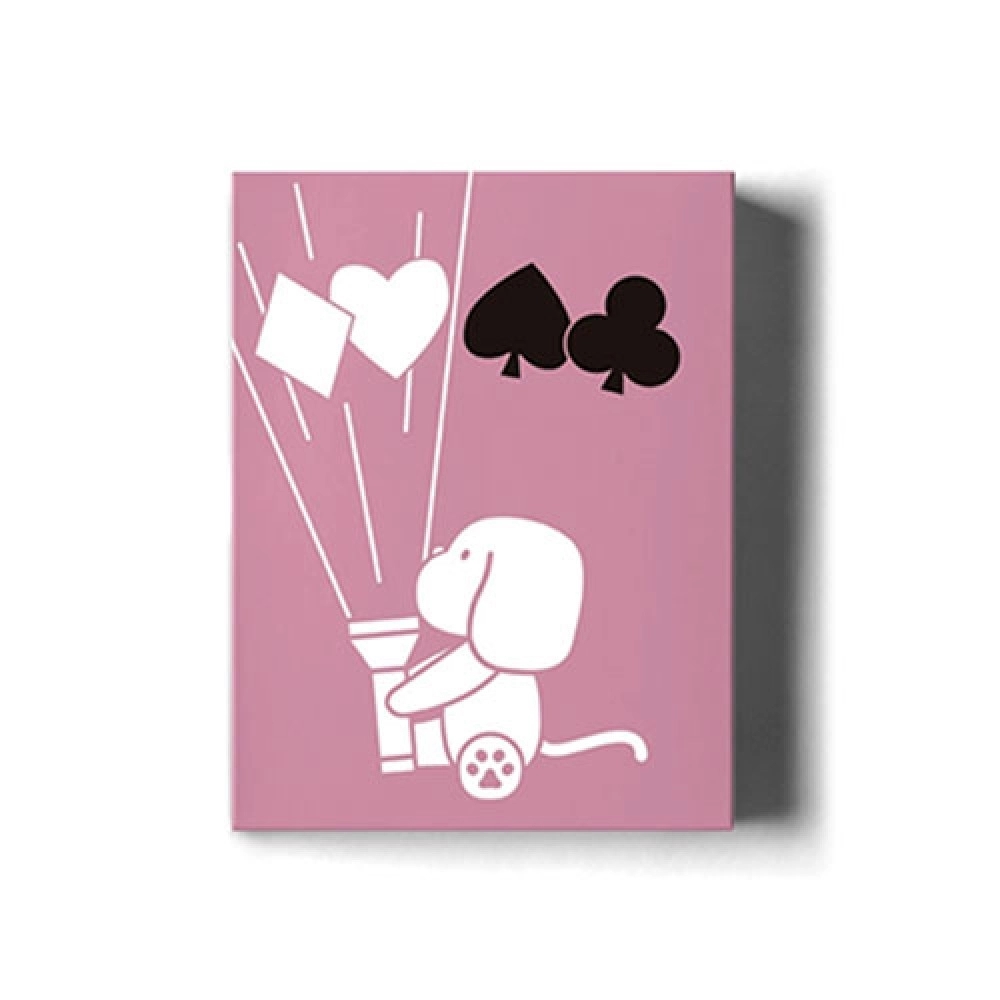 Mazzo di carte Diary of Kitten and Puppy - Puppy Pink Edition Playing Cards