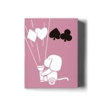 Mazzo di carte Diary of Kitten and Puppy - Puppy Pink Edition Playing Cards