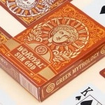Mazzo di carte Sun God Greek Mythology Themed Red Edition Playing Cards