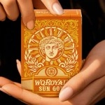 Mazzo di carte Sun God Greek Mythology Themed Orange Edition Playing Cards