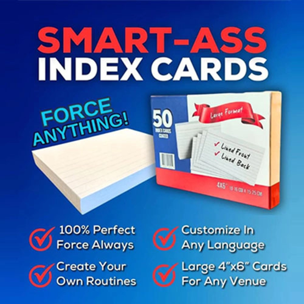Smart-Ass Index Cards by Bill Abbott