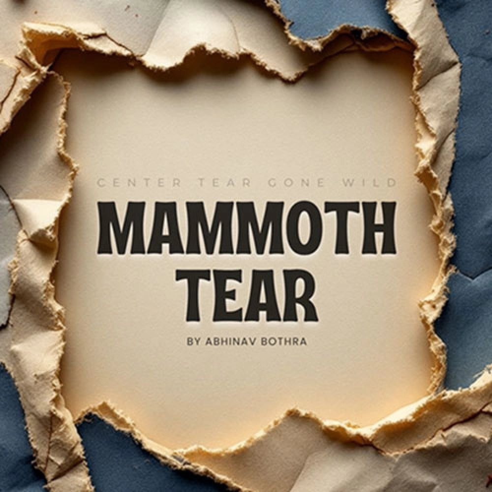 Mammoth Tear by Abhinav Bothra video DOWNLOAD