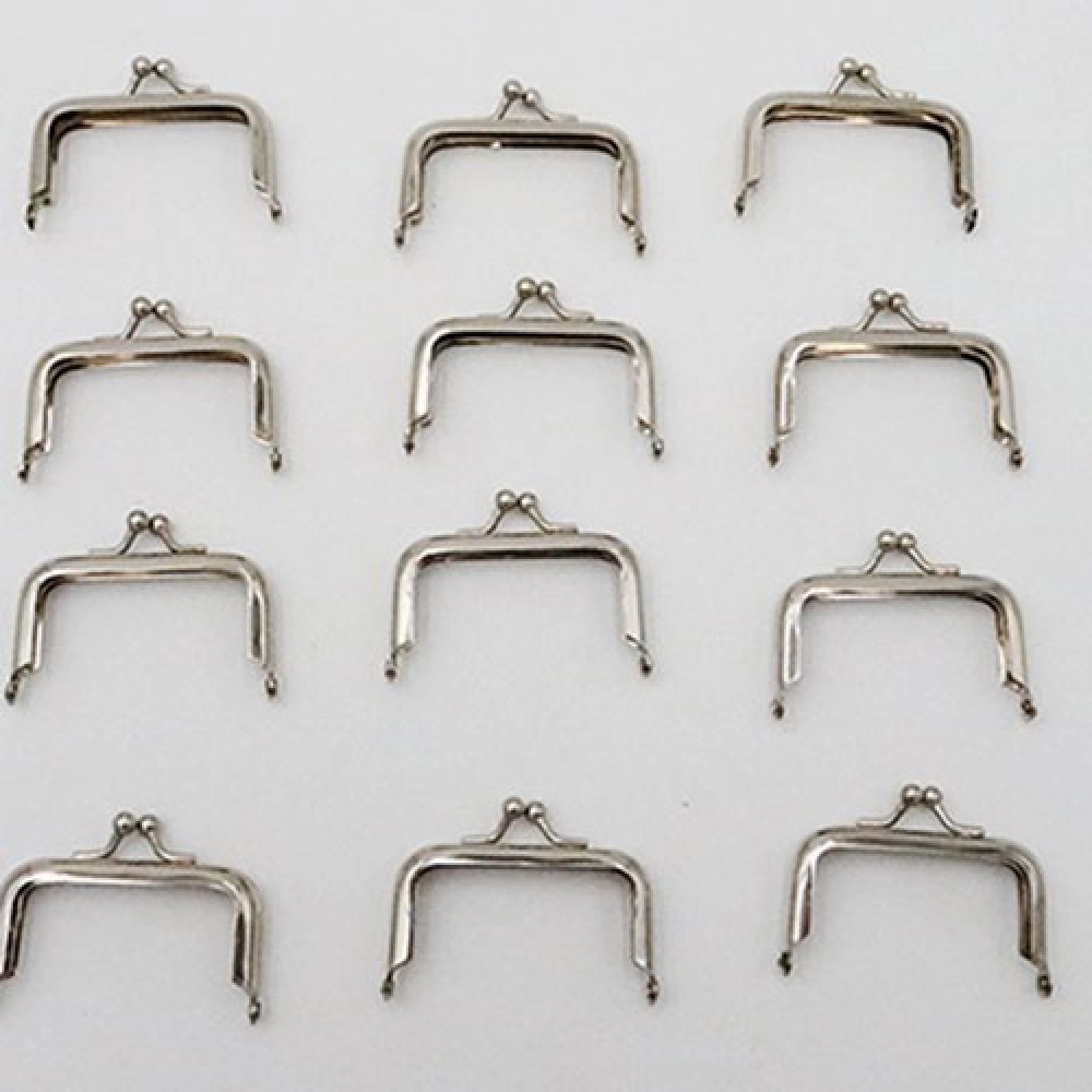 Purse Frames (Silver, 12 in one pack) Goshman