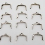 Purse Frames (Silver, 12 in one pack) Goshman