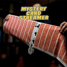 Mystery Card Streamer (Red 6 of Clubs) by PlayTime Magic DEFMA