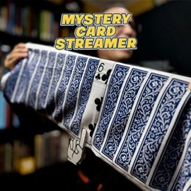 Mystery Card Streamer (Blue 6 of Clubs) by PlayTime Magic DEFMA
