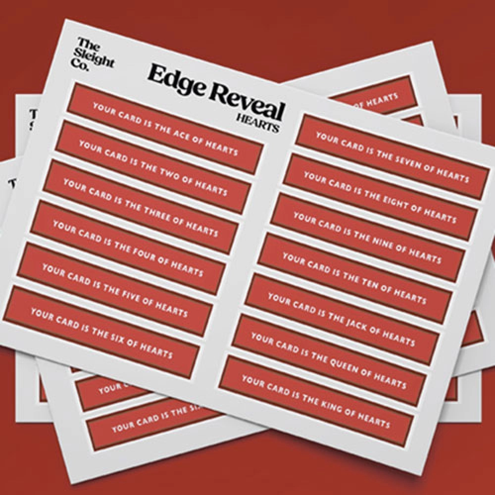 Edge Reveal (RED Suits) by The Sleight Co