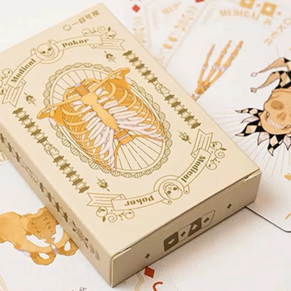 Mazzo di carte Medical Poker (White) Playing Cards