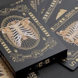 Mazzo di carte Medical Poker (Black) Playing Cards