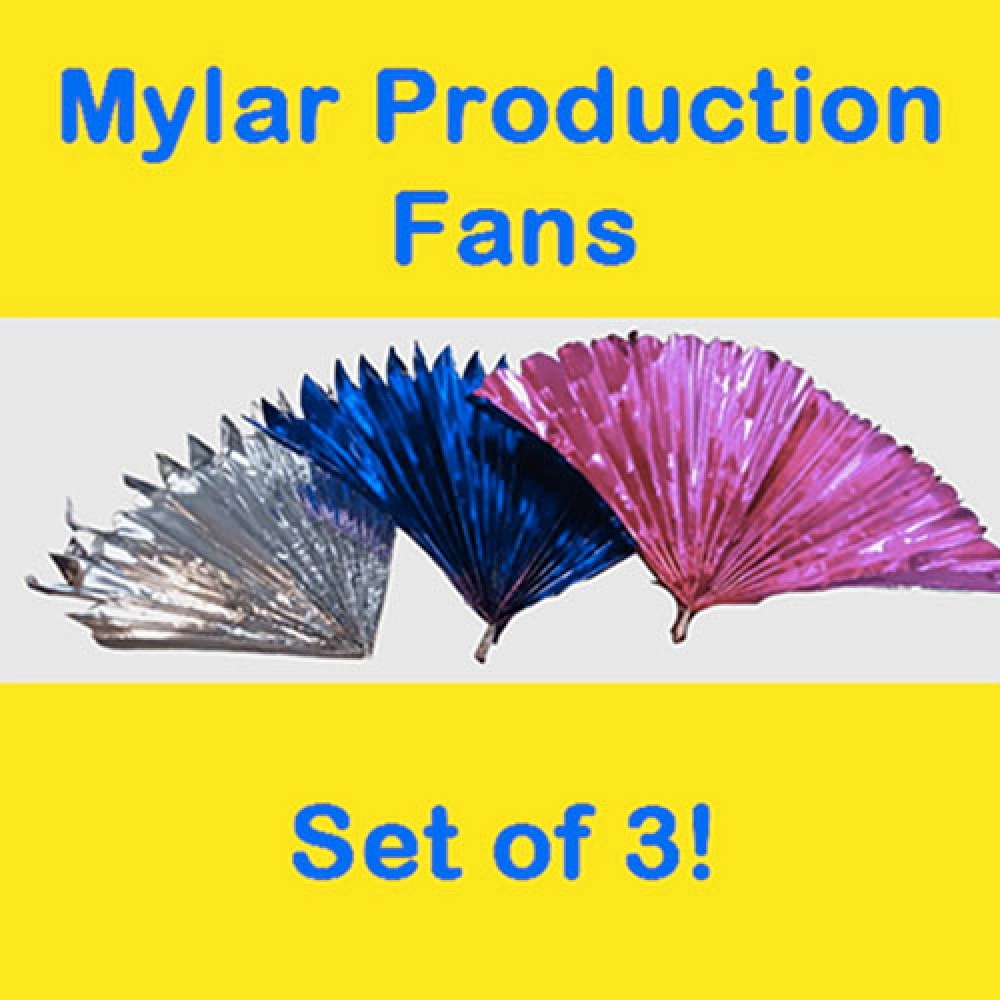 Mylar Production Fans (Set of 3)