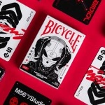 Mazzo di carte Bicycle Machine56 R-TYPE/3 White Playing Cards by RunIt Decks