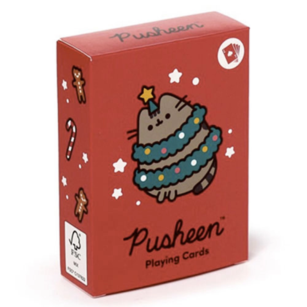 Mazzo di carte Christmas Pusheen Playing Cards by Puckator UK