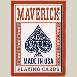Mazzo di carte Maverick Made in the USA (Red) Playing Cards