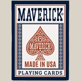 Mazzo di carte Maverick Made in the USA (Blue) Playing Cards