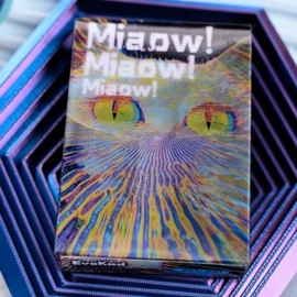 Mazzo di carte Radio Cat V2 Deck with Grating tuck case by Evokad