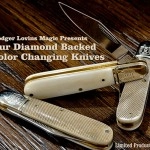 Diamond Back Knife Set by Rodger Lovins
